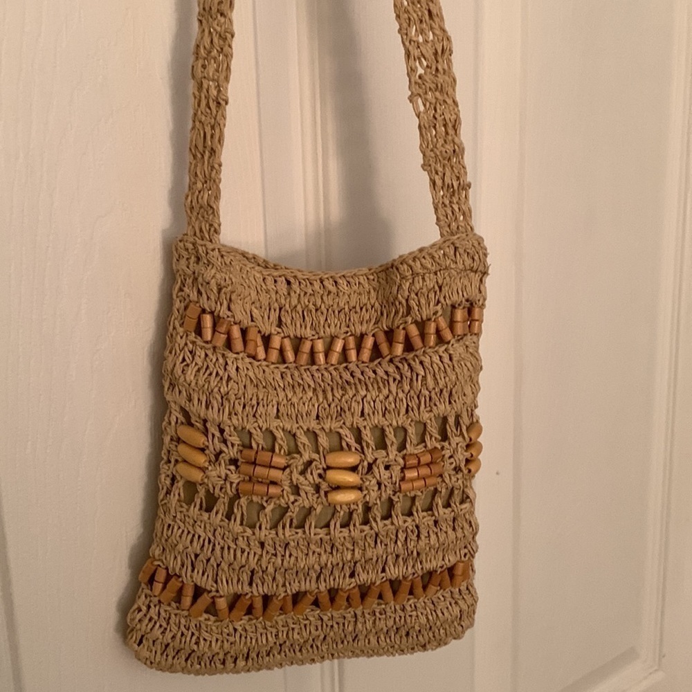 BOHO Style Tan Weave Bag/Purse